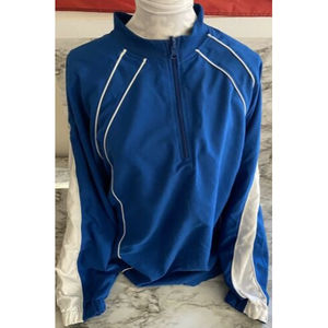 Mizuno Blue Reversible Golf Pullover Jacket Size Large!